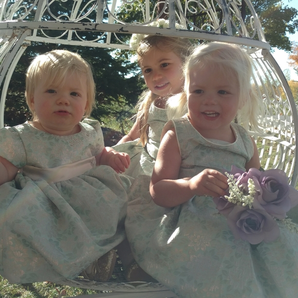 Green Cinderella Couture Dress - Picture 4 of 4